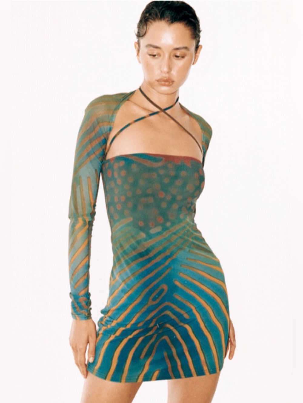 With Jean NWT Scarlett dress in Fushi